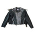 Vintage 1990s MOB Genuine Leather Fringed Jacket Women&
