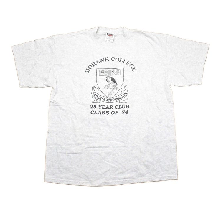 Vintage 1990s Mohawk College Collegiate T-Shirt Men's XL from propervintagecanada
