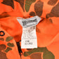 Vintage 1990s Moleskins Orange Camo Graphic Hoodie Men's 2XL from propervintagecanada