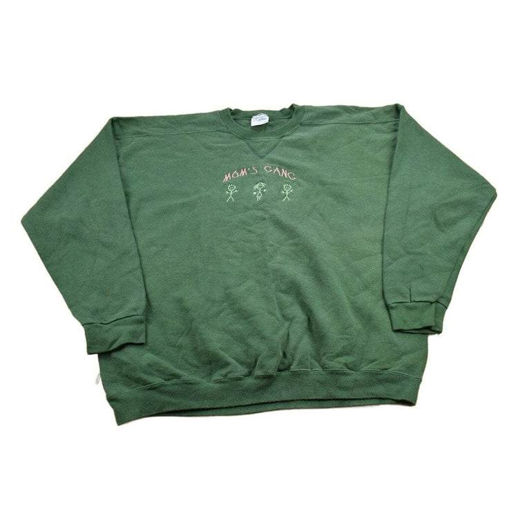 Vintage 1990s Mom's Gang Crewneck Sweater Men's XL from propervintagecanada