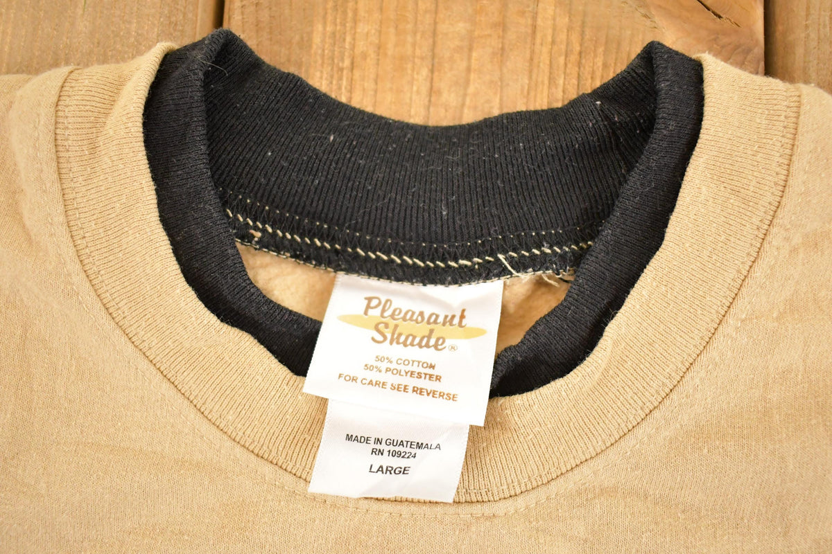 Vintage 1990s Monarch Butterfly Pleasant Shade Double Collar Souvenir Crewneck Sweatshirt Women's L from propervintagecanada