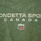 Vintage 1990s Mondetta Sport Olive Souvenir Crewneck Sweatshirt Made In USA Men's XL from propervintagecanada