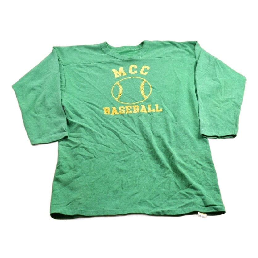 Vintage 1990s Monroe Community College Baseball Collegiate Crewneck Men's Medium from propervintagecanada