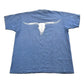 Vintage 1990s Montana Steer Skull T-Shirt Men's L from propervintagecanada