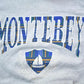 Vintage 1990s Monterey Striped Sleeve Hoodie Sweatshirt Men's Small from propervintagecanada