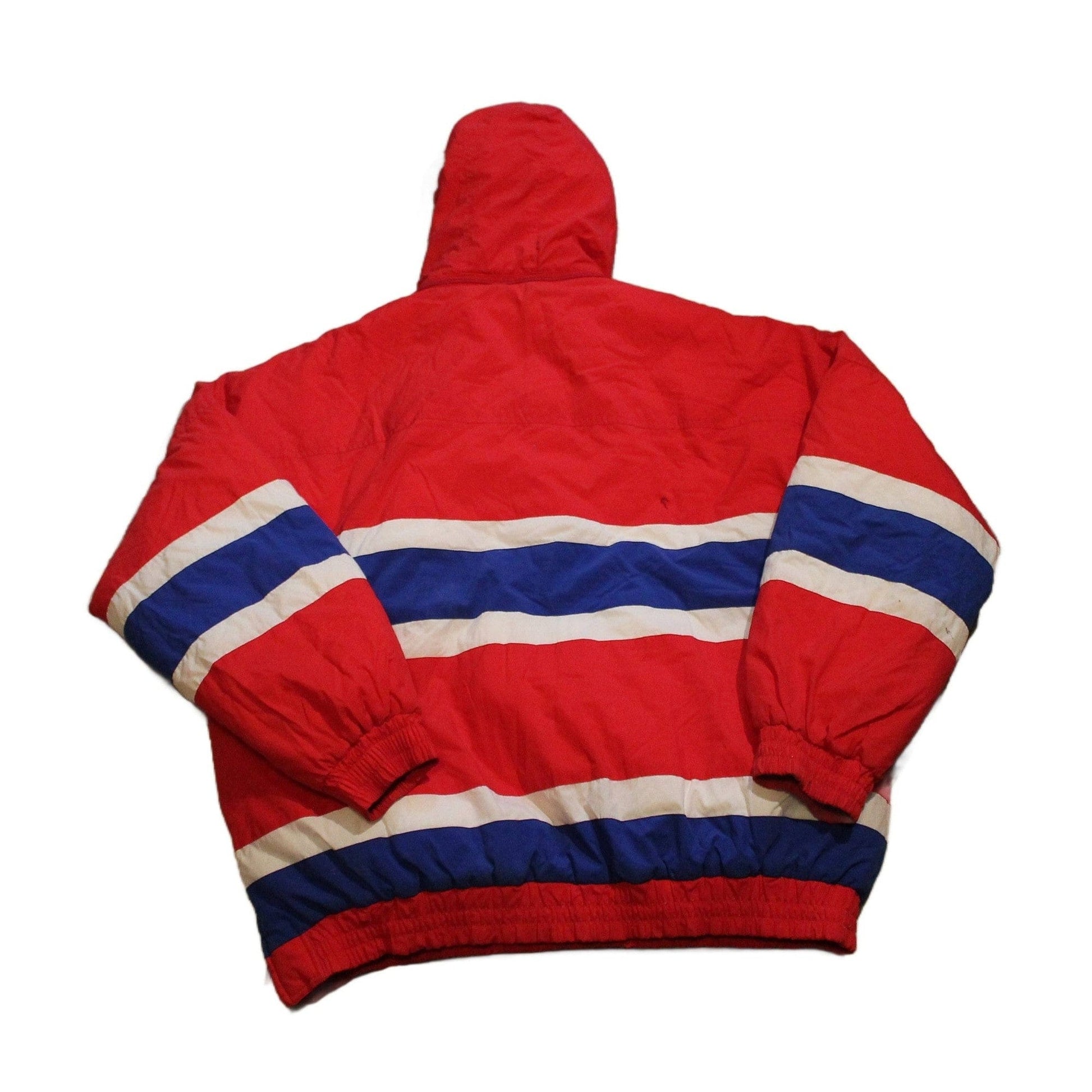 Vintage 1990s Montreal Canadiens NHL Apex One Quarter Zip Puffer Jacket Men's Large from propervintagecanada