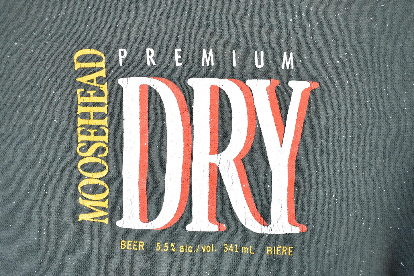 Vintage 1990s Moosehead Premium Dry Souvenir Crewneck Sweatshirt Made In USA Men's Medium from propervintagecanada