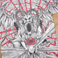 Vintage 1990s Morbid Rags Demon Graphic All Over Print T-Shirt Men's Large from propervintagecanada