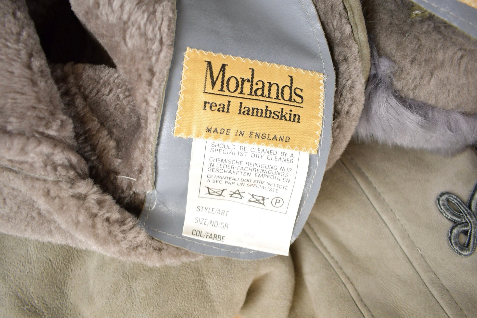 Vintage 1990s Morlands Lambskin Penny Lane Coat from propervintagecanada