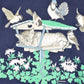 Vintage 1990s Morning Sun Blue Jays Graphic Print Double Collar Crewneck Sweatshirt Women's XXL from propervintagecanada