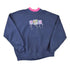 Vintage 1990s Morning Sun Cute Kite Double Collar Embroidered Crewneck Sweatshirt Women&