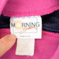 Vintage 1990s Morning Sun Cute Kite Double Collar Embroidered Crewneck Sweatshirt Women's XL from propervintagecanada