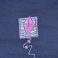Vintage 1990s Morning Sun Cute Kite Double Collar Embroidered Crewneck Sweatshirt Women's XL from propervintagecanada