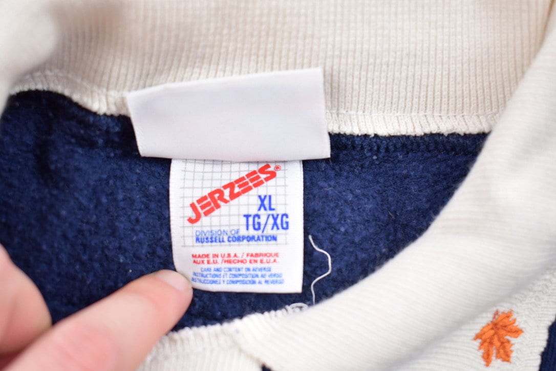 Vintage 1990s Morning Sun Floral Theme Crewneck Sweater from propervintagecanada