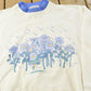 Vintage 1990s Morning Sun Petite Cute Floral Double Collar Crewneck Sweatshirt Women's S from propervintagecanada