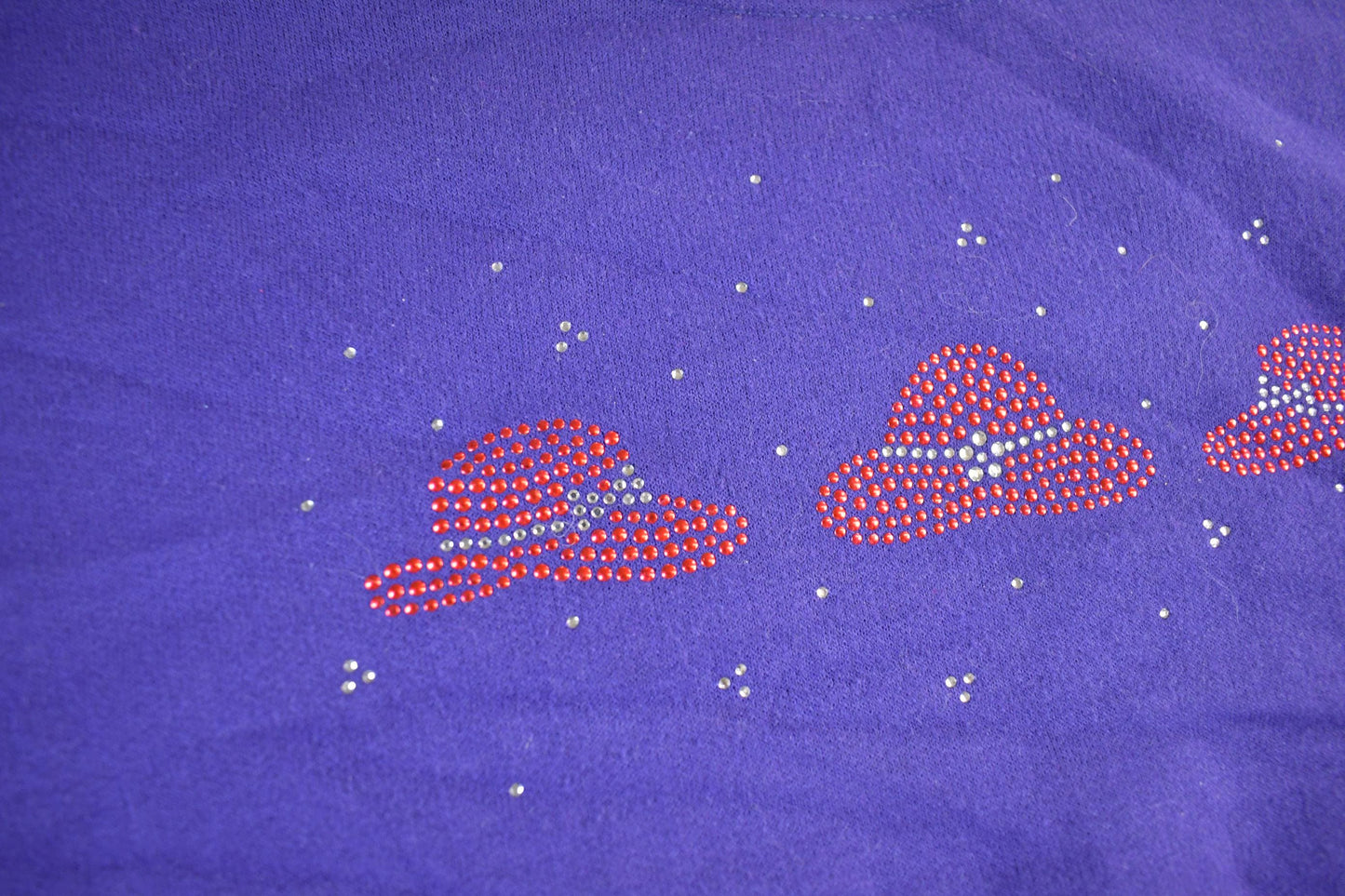 Vintage 1990s Morning Sun Rhinestone Hat Graphic Crewneck Adult 2X Men's 2XL from propervintagecanada