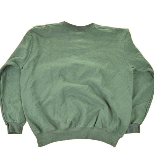 Vintage 1990s Morning Sun Sleeping Kitty Cat Quarter Zip Collared Crewneck Sweatshirt Women's L from propervintagecanada