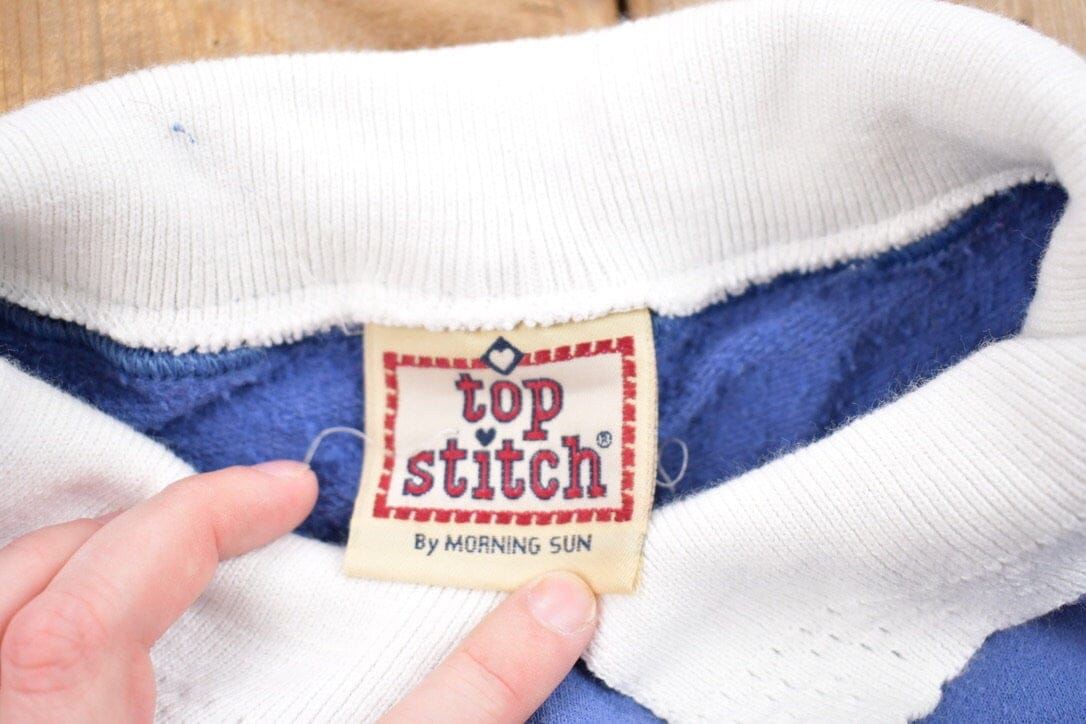 Vintage 1990s Morning Sun Top Stitch Floral Theme Sweater Men's Large from propervintagecanada