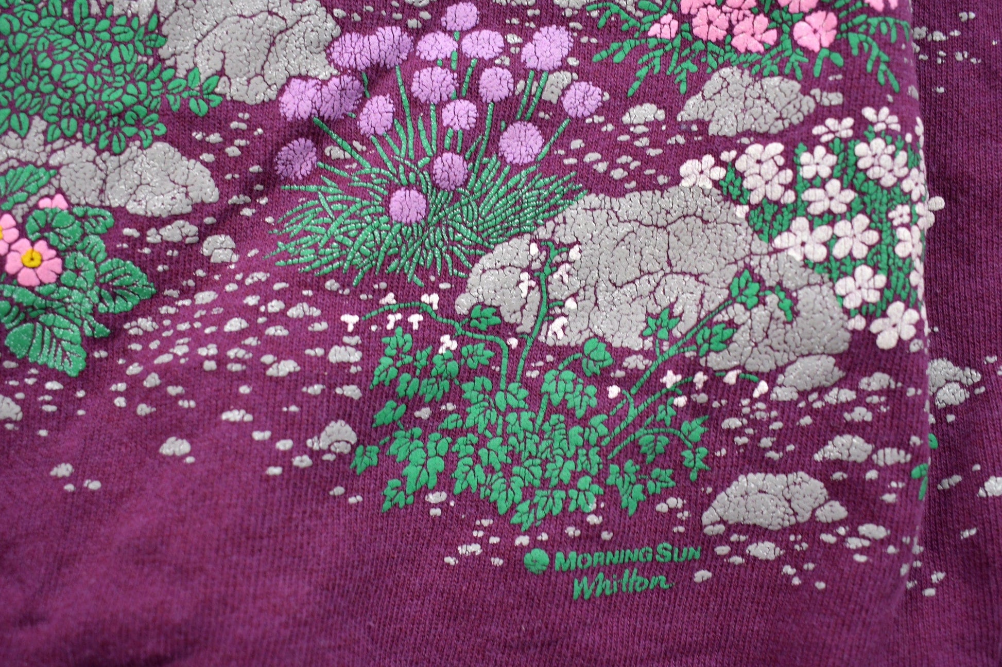 Vintage 1990s Morning Sun Whitton Crewneck Sweater Women's L from propervintagecanada