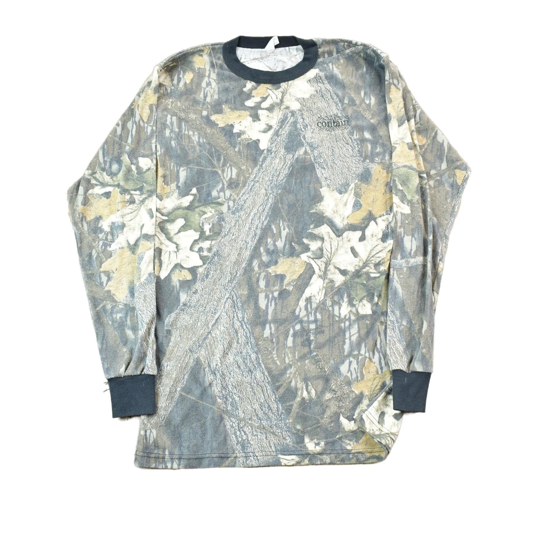 Vintage 1990s Mossy Oak Blank Crewneck Sweatshirt from propervintagecanada