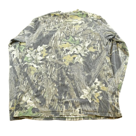 Vintage 1990s Mossy Oak Breakup Camo Long Sleeve T-Shirt Men's L from propervintagecanada