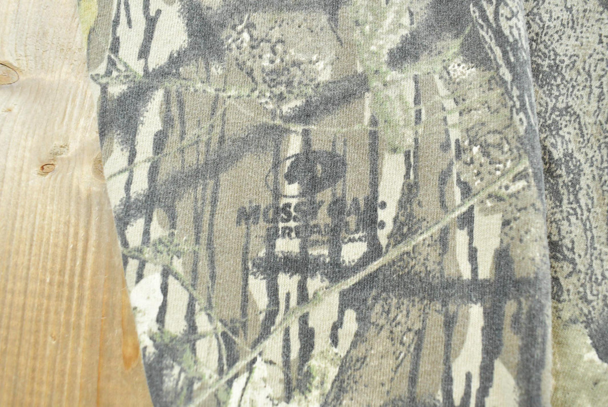 Vintage 1990s Mossy Oak Breakup Camo Long Sleeve T-Shirt Men's L from propervintagecanada