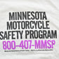 Vintage 1990s Motorcycle Safety Minnesota T-Shirt Men's XL from propervintagecanada