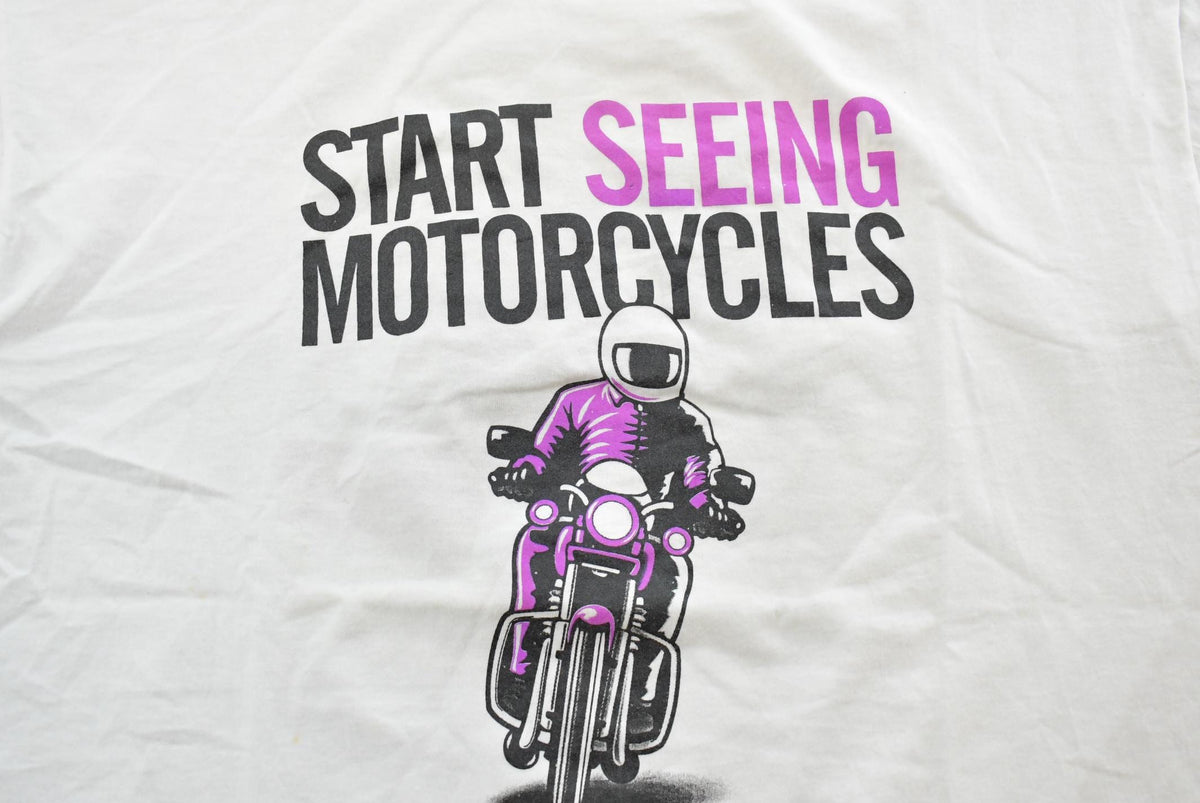 Vintage 1990s Motorcycle Safety Minnesota T-Shirt Men's XL from propervintagecanada