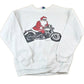 Vintage 1990s Motorcycle Santa Crewneck Sweatshirt Men's Large from propervintagecanada
