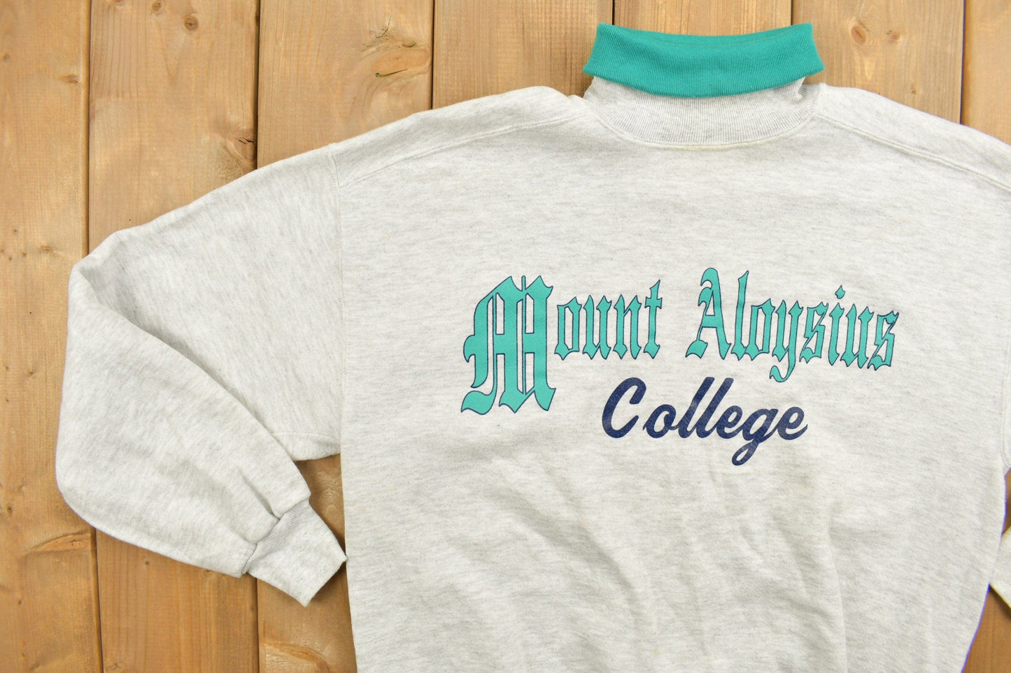 Vintage 1990s Mount Aloysius Collegiate Turtle Neck Men's Medium from propervintagecanada