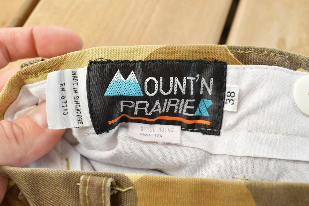 Vintage 1990s Mount'n Prairie Duck Camo Hunting Pants Men's 34 x 32 from propervintagecanada