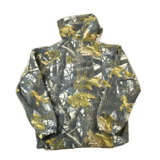 Vintage 1990s Mountain Ridge Realtree Camo Hooded Fleece Sweater Men's Large from propervintagecanada