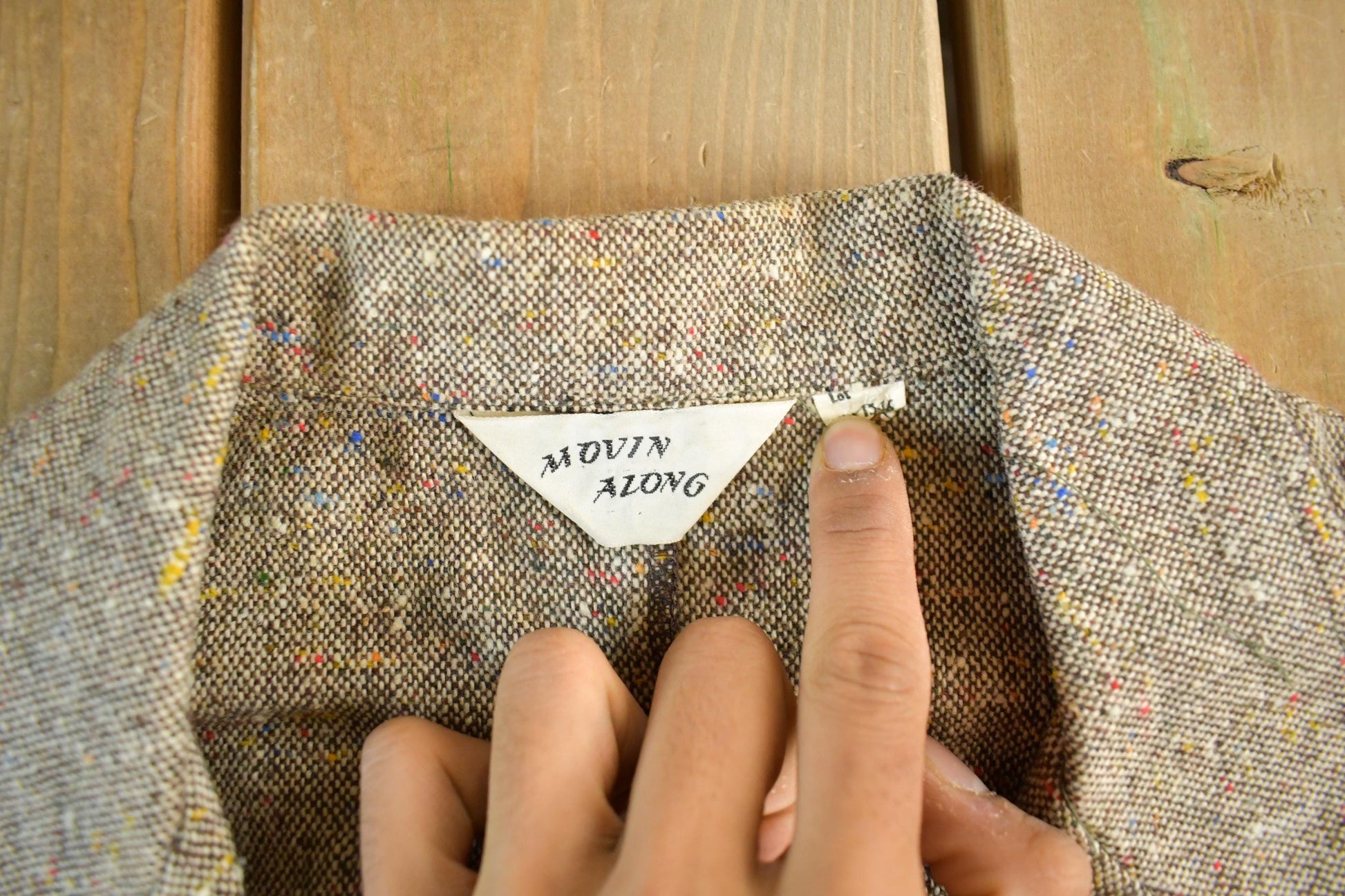 Vintage 1990s Movin Along Wool Blazer Jacket Women's M-L from propervintagecanada