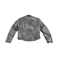 Vintage 1990s MQP Cafe Racer Leather Biker Jacket Men's Large from propervintagecanada