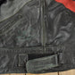Vintage 1990s MQP Heavy Duty Leather Motorcycle Jacket Men's M-L from propervintagecanada