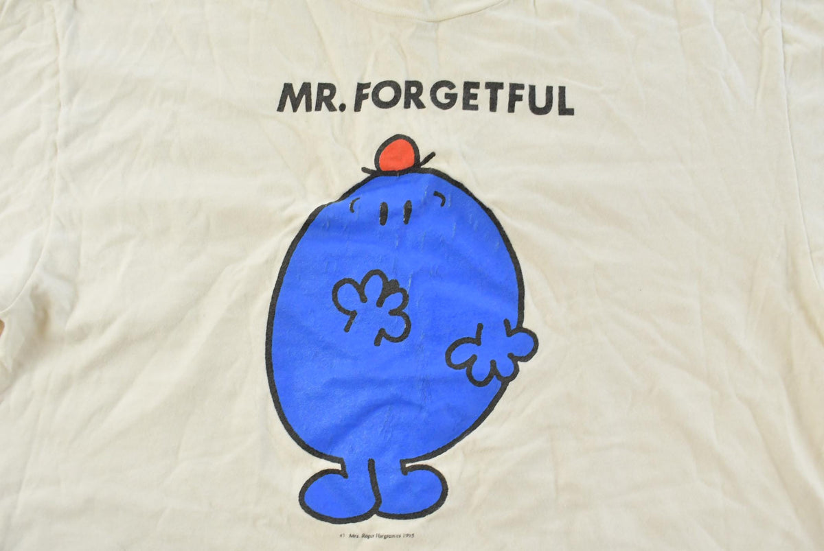 Vintage 1990s Mr. Forgetful Cartoon Promo T-Shirt Men's Large from propervintagecanada