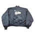 Vintage 1990s MTA New York City Transit Embroidered Snap Button Satin Jacket Made In USA Men&