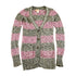 Vintage 1990s Mudd Abstract Knit Cardigan Sweater Women&