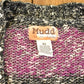 Vintage 1990s Mudd Abstract Knit Cardigan Sweater Women's Long XS from propervintagecanada