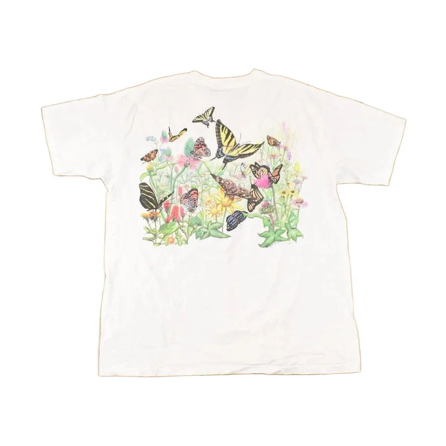 Vintage 1990s Multi Butterfly FAB Souvenir Outdoorsman T-Shirt Women's XL from propervintagecanada