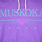 Vintage 1990s Muskoka Canada Souvenir Hoodie Sweatshirt Men's XL from propervintagecanada