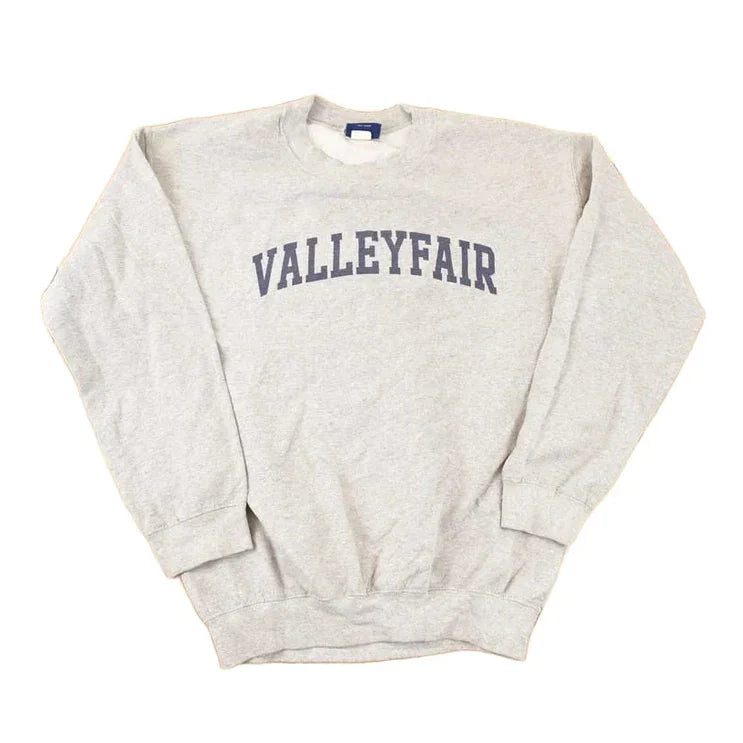 Vintage 1990s MV Sport Valleyfair Graphic Print Collegiate Crewneck Sweatshirt Men's M from propervintagecanada