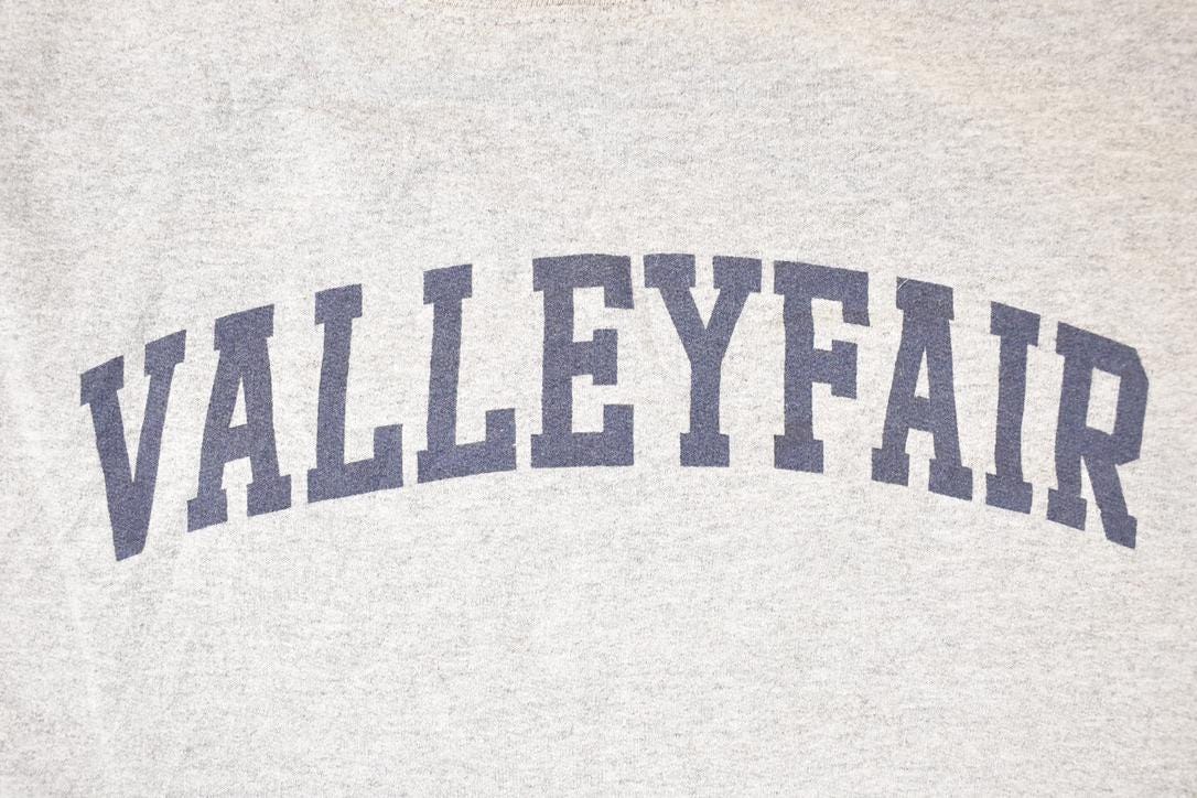 Vintage 1990s MV Sport Valleyfair Graphic Print Collegiate Crewneck Sweatshirt Men's M from propervintagecanada