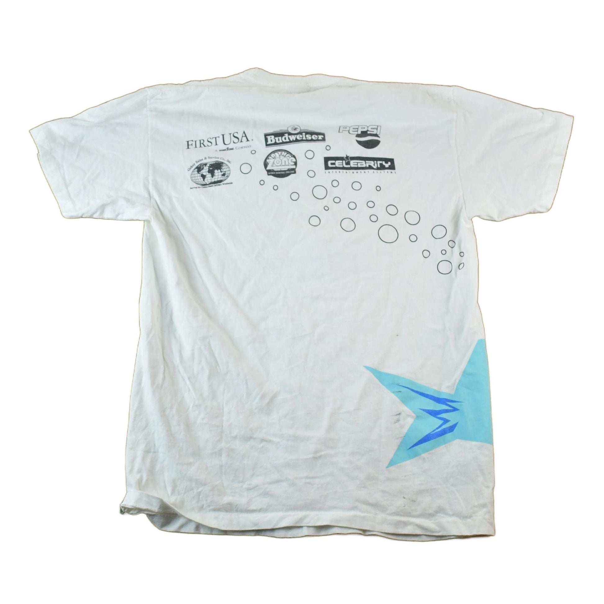 Vintage 1990s MWR Cyber Sea Souvenir Single Stitch Graphic Print T-Shirt Men's XL from propervintagecanada