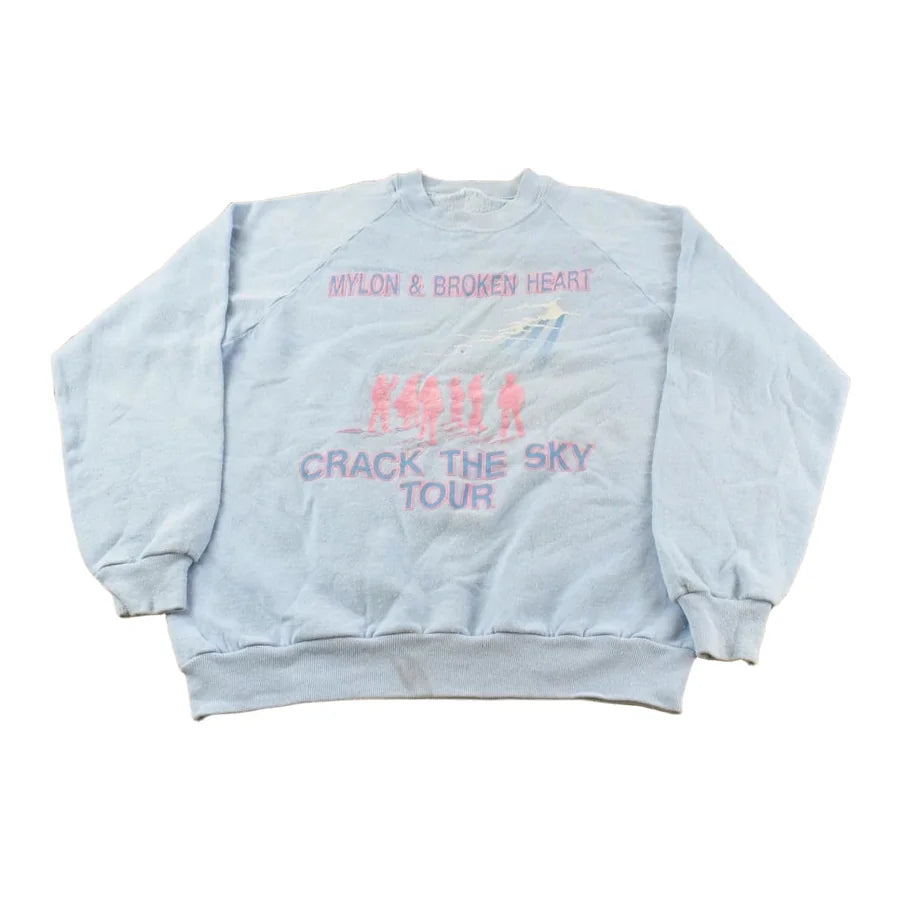 Vintage 1990s Mylon LeFevre & Broken Heart Crack The Sky Christian Band Crewneck Sweatshirt Men's Large from propervintagecanada
