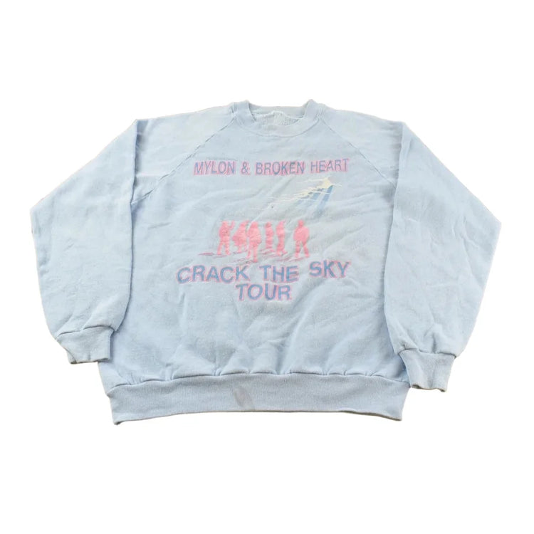 Vintage 1990s Mylon LeFevre & Broken Heart Crack The Sky Christian Band Crewneck Sweatshirt Men's Large from propervintagecanada