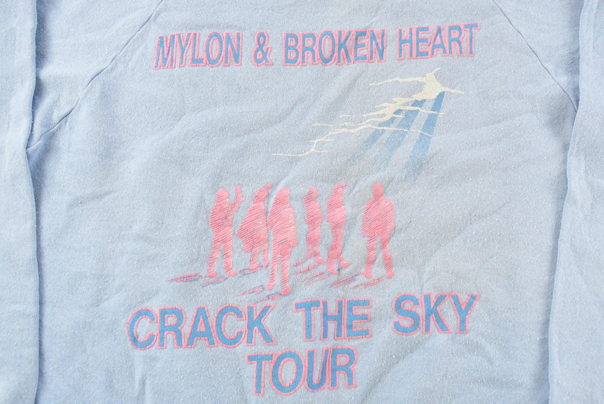 Vintage 1990s Mylon LeFevre & Broken Heart Crack The Sky Christian Band Crewneck Sweatshirt Men's Large from propervintagecanada