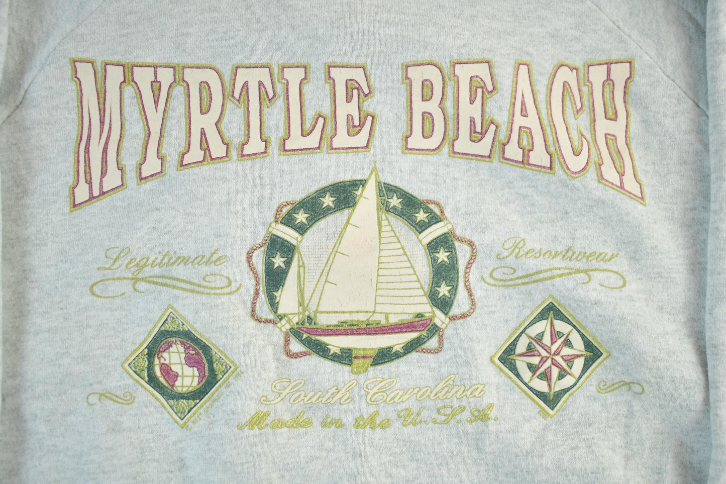 Vintage 1990s Myrtle Beach S.C Crewneck Sweatshirt Men's XL from propervintagecanada