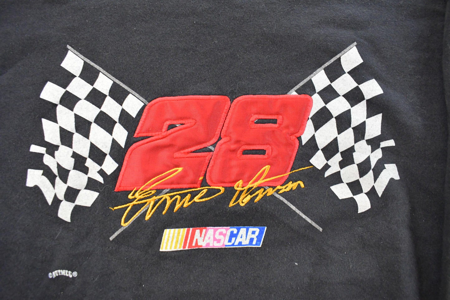 Vintage 1990s Nascar Ernie Irvan Crewneck Sweatshirt Men's Large / 90s NASCAR Racing Print / Vintage Racing Sweater / Nutmeg Mills from propervintagecanada