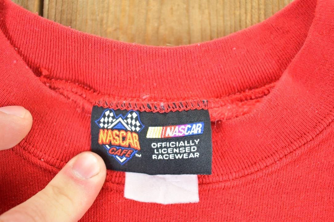 Vintage 1990s Nascar Life's A Race Las Vegas Crewneck Sweatshirt Mens L from propervintagecanada